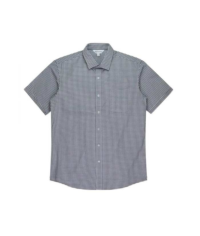 aussie-pacific-Mens-epsom-short-sleeve-shirt-1907s-check-uniform