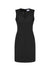 dresses-30121-Ladies-Sleeveless-V-Neck-Dress-office-uniform