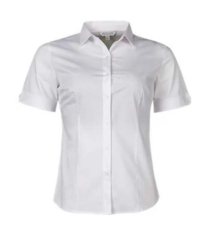 model-black-aussie-pacific-ladies-womens-kingswood-short-sleeve-shirt-2910s
