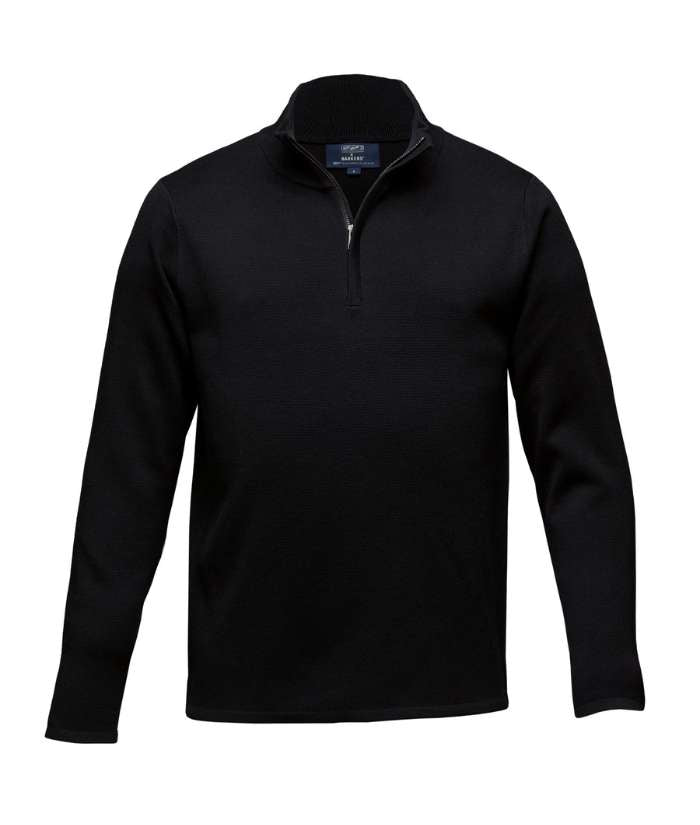 Mens Barkers Highlander ZQ Merino Zip Pullover - BrandwearNZ