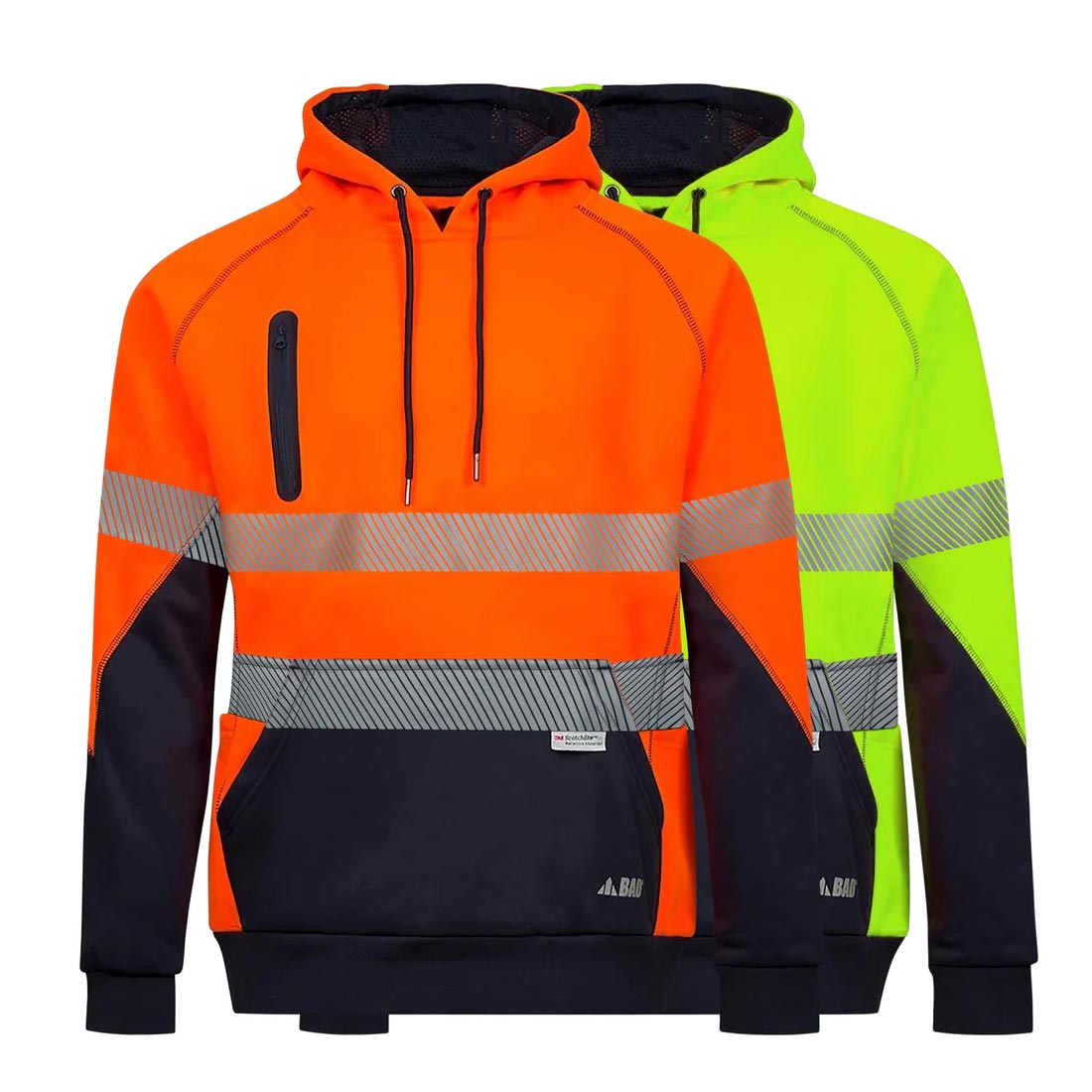 Bad Waterproof Rain-Defend, Day/Night, Pullover Hoodie