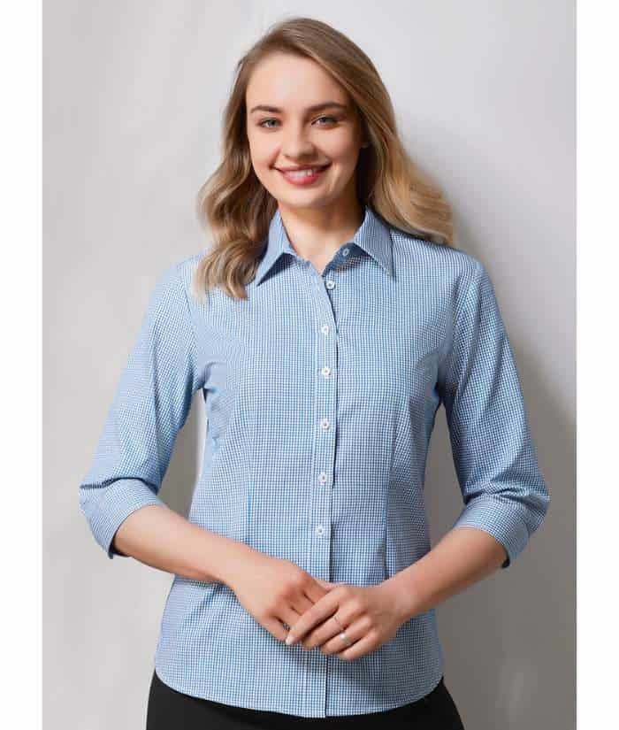 S716LT-ladies-biz-collection-ellison-3-4-sleeve-shirt-blue