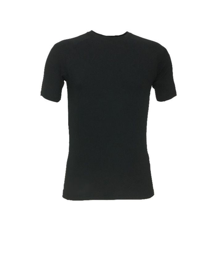 TM22M-black-thermatech-mens-short-sleeve-merino-base-layer-crew-neck