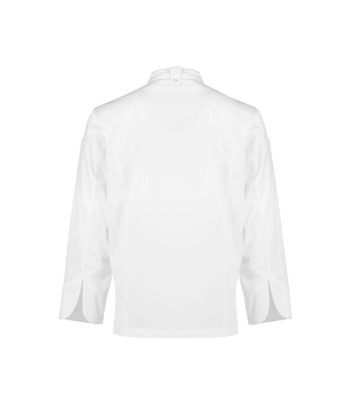 Alfresco Mens, Zip Front, L/S Vented Chef Jacket