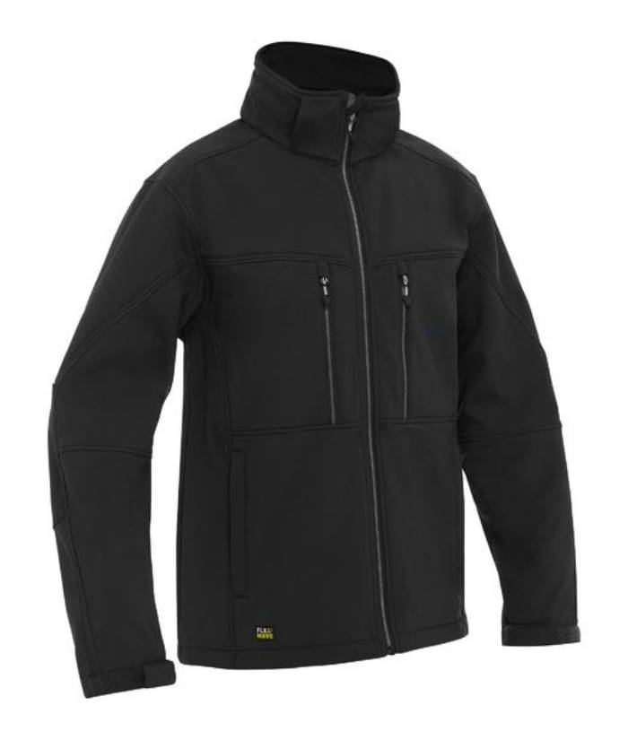 Mens Flex &amp; Move, Hooded Soft Shell Jacket