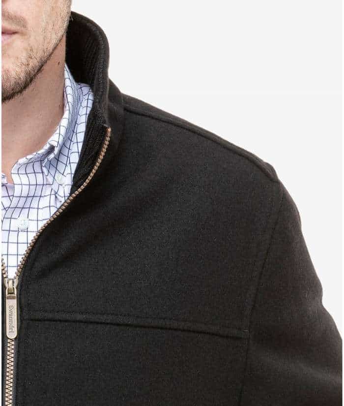 front-swanndri-mens-falcon-wool-jacket-cotton-lining-SW13410M-black