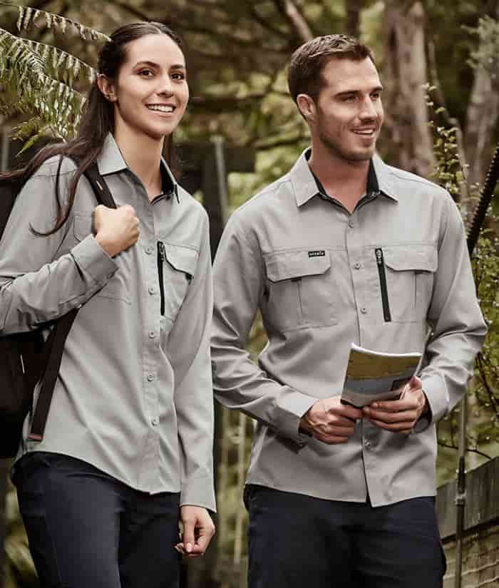 Mens Outdoor Long Sleeve Shirt - BrandwearNZ Wholesale & B2B Supplier
