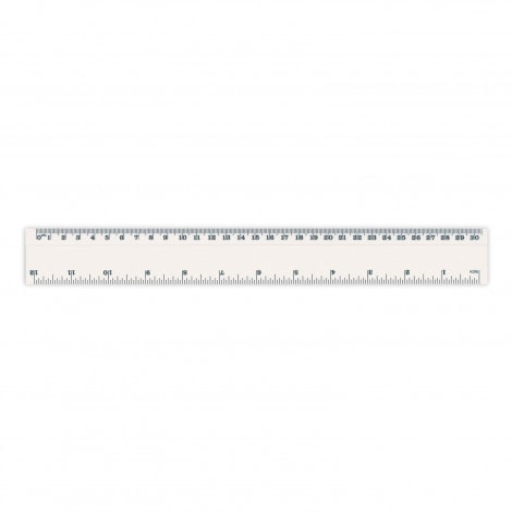 trends-collection-30cm-plastic-ruler-cm-inches-100422-black-white