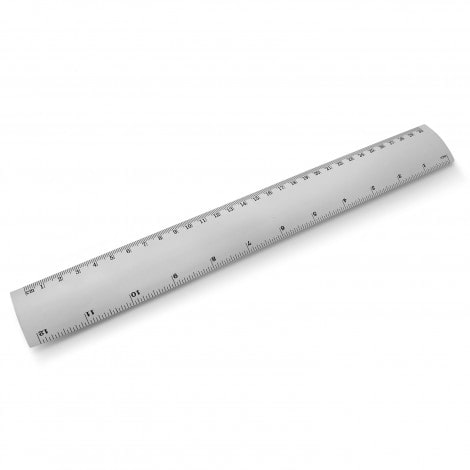 TRENDS-COLLECTION-ALUMINIUM-30CM-RULER-100739-SILVER-CM-INCHES