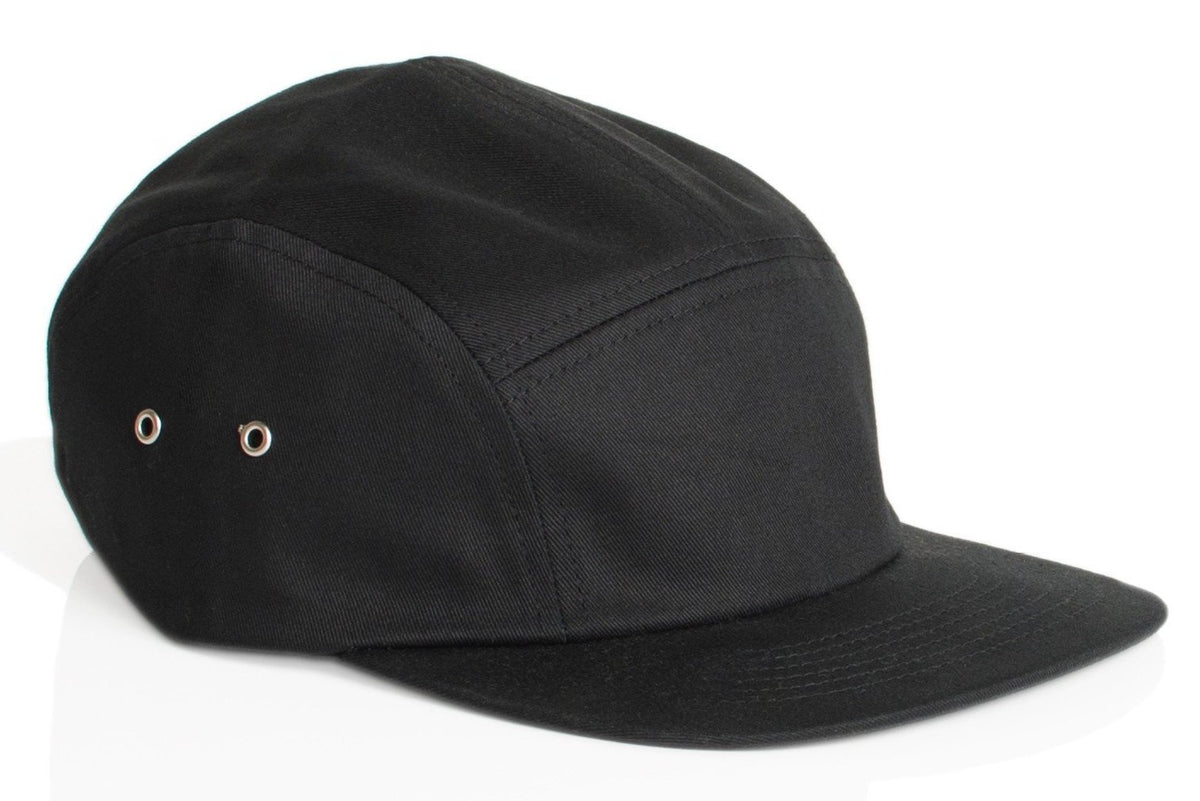 as-colour-1103-finn-five-panel-cap-black-low-profiel-flat-peak