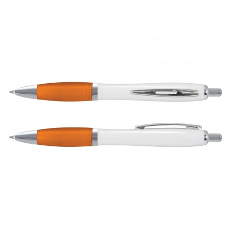 Vistro White Barrel Pen