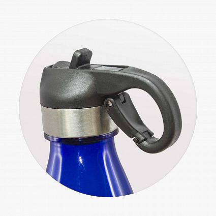 Mirage Translucent Flip Lid Drink Bottle 700ml