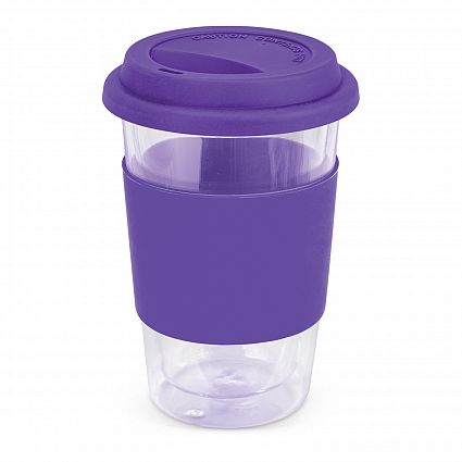 Aztec Double Wall Glass Cup - 350ml