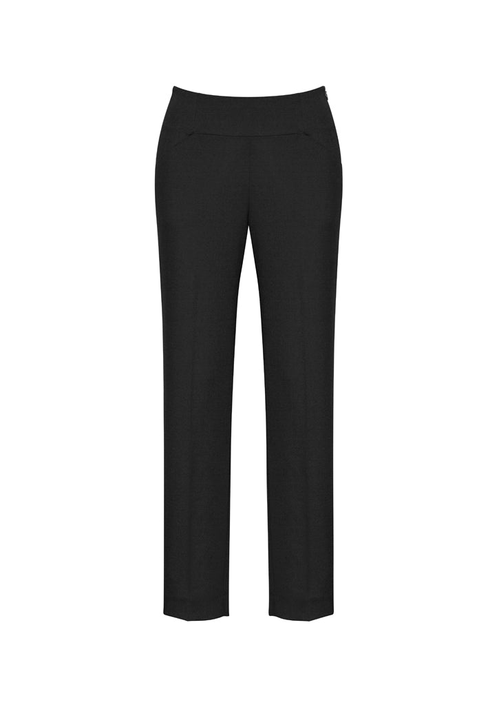 SLIM-SATION Women's Plus-Size Pull-On Straight-Leg Pant,Midnight,14W at   Women's Clothing store