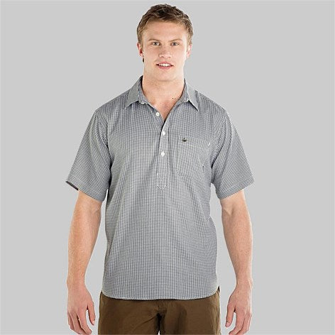 Paihia Mens Short Sleeve Cotton Shirt