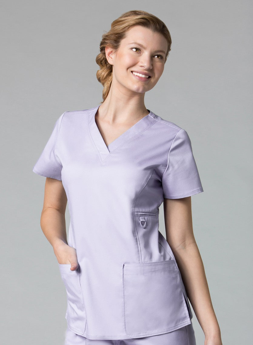 scrub-top-1708-maevn-v-neck