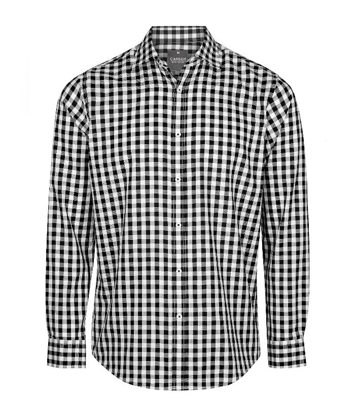 Degraves Royal Oxford Check Mens L/S Shirt