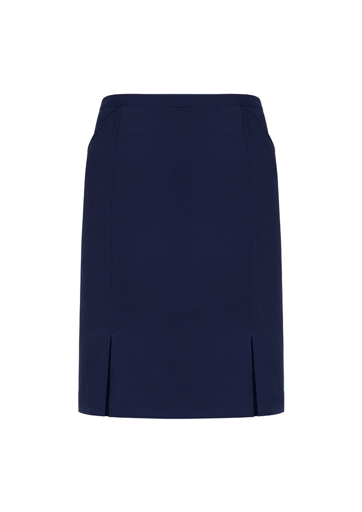 Womens Front Pleat Detail Straight Skirt