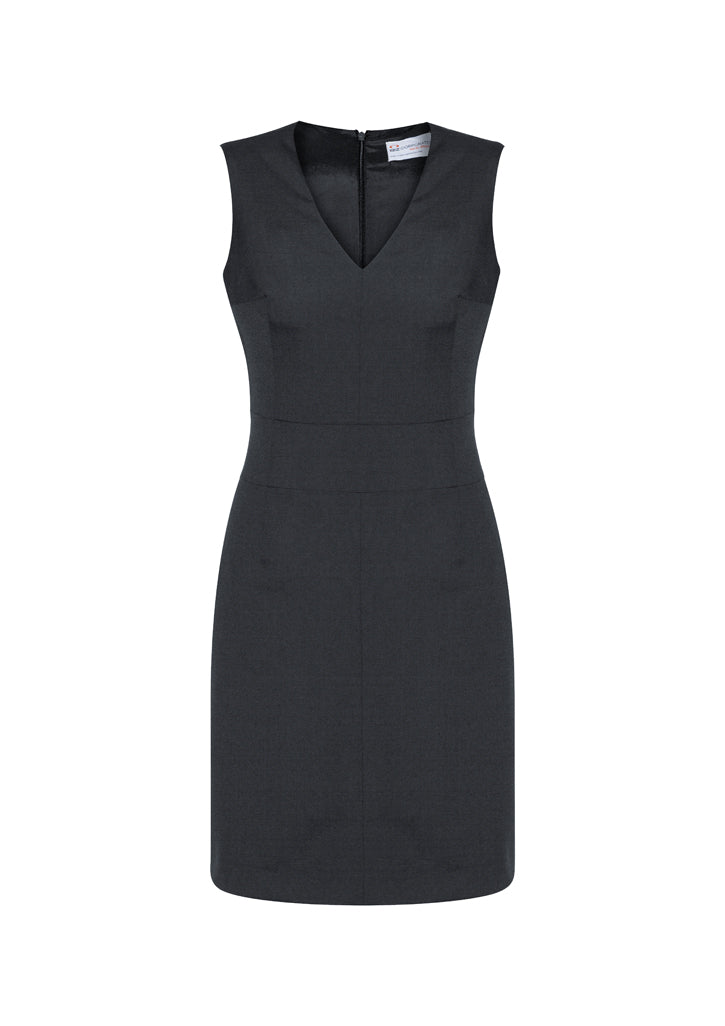 Ladies Sleeveless V-Neck Dress