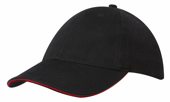 Brushed Heavy Cotton with Sandwich Trim Cap
