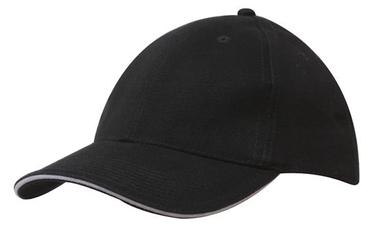Brushed Heavy Cotton with Sandwich Trim Cap