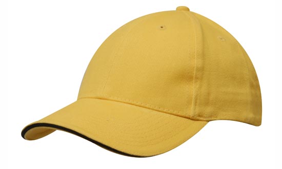 Brushed Heavy Cotton with Sandwich Trim Cap