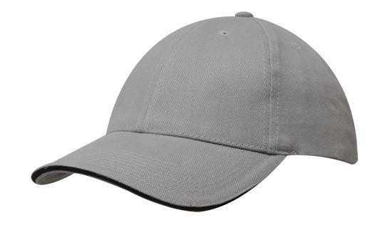 Brushed Heavy Cotton with Sandwich Trim Cap