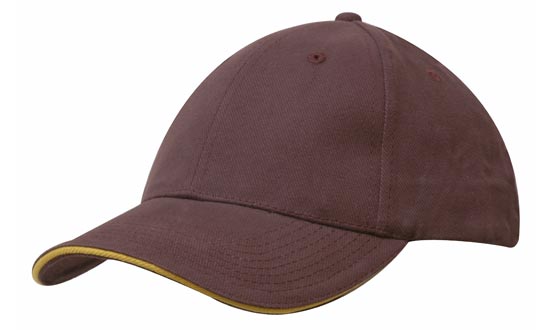 Brushed Heavy Cotton with Sandwich Trim Cap