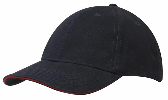 Brushed Heavy Cotton with Sandwich Trim Cap
