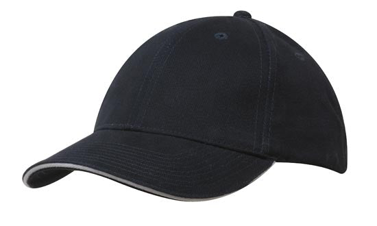 Brushed Heavy Cotton with Sandwich Trim Cap