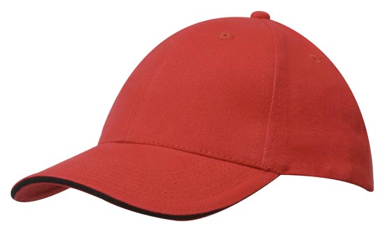 Brushed Heavy Cotton with Sandwich Trim Cap