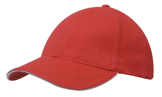 Brushed Heavy Cotton with Sandwich Trim Cap