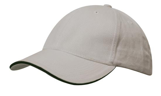 Brushed Heavy Cotton with Sandwich Trim Cap