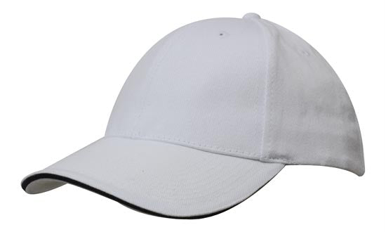 Brushed Heavy Cotton with Sandwich Trim Cap