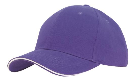 Brushed Heavy Cotton with Sandwich Trim Cap