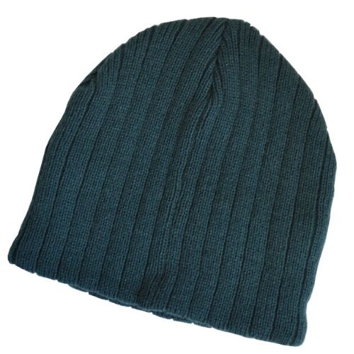 Green & Cheddar Reversible Knit/Fleece Beanie