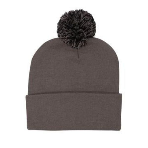 Acrylic Beanie with Pom Pom