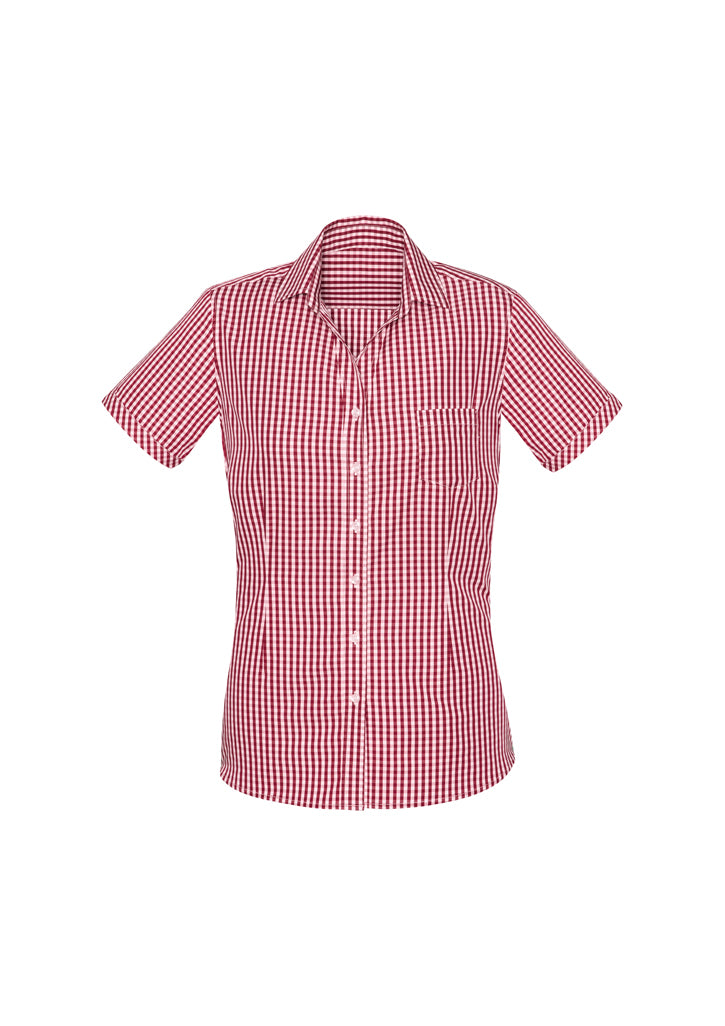 Womens Springfield Short Sleeve Shirt-43411-biz-corporation