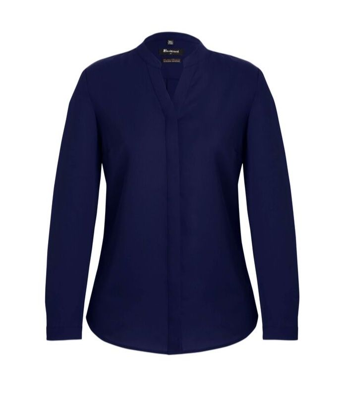 Womens Juliette Plain Long Sleeve Blouse