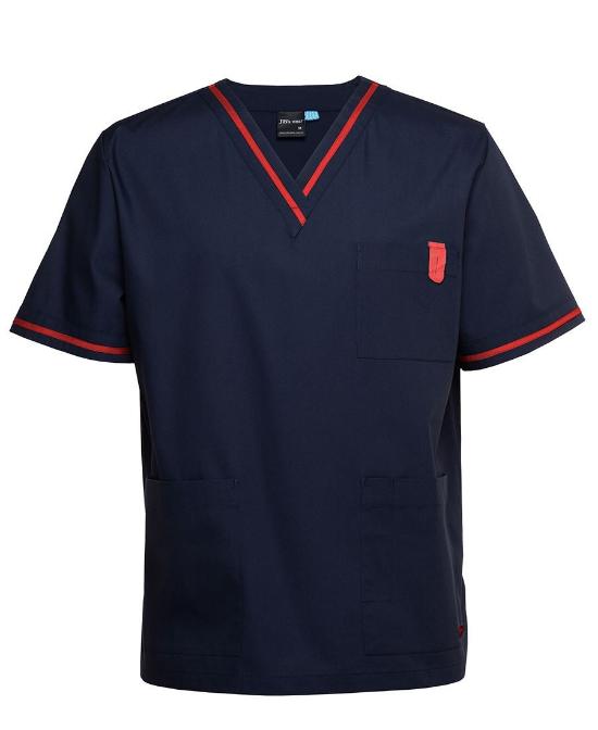 Contrast Scrub Top_4sct