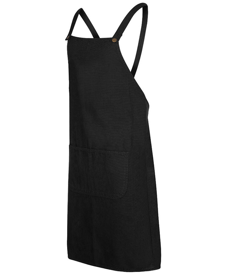 Canvas Cross Back Apron, 85cm L x 78cm W - without straps