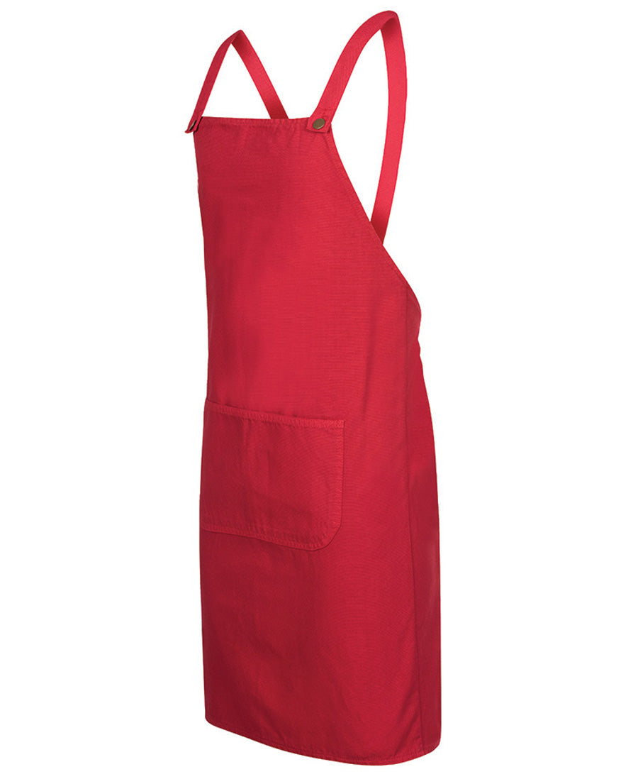 Canvas Cross Back Apron, 85cm L x 78cm W - without straps