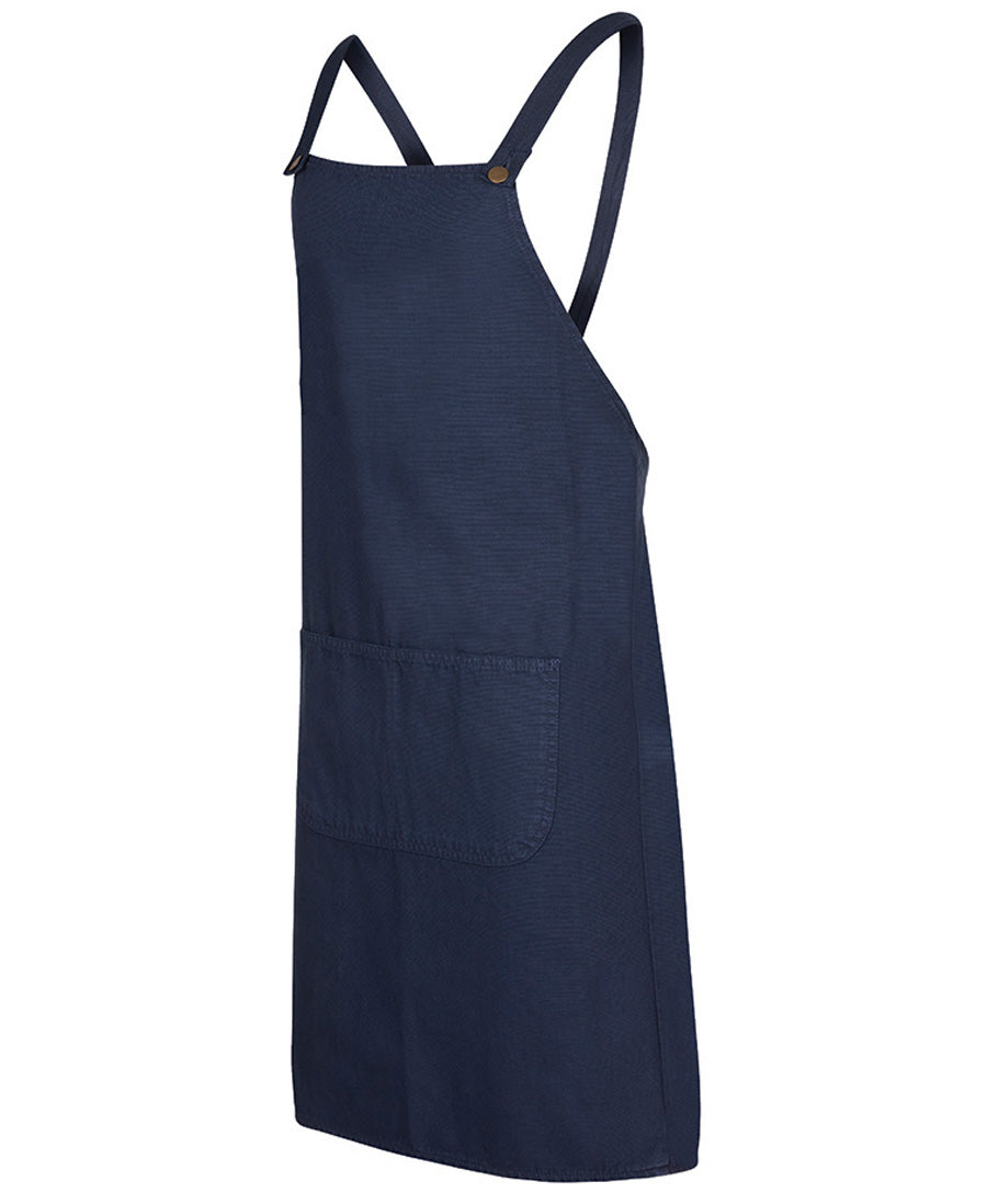 Canvas Cross Back Apron, 85cm L x 78cm W - without straps