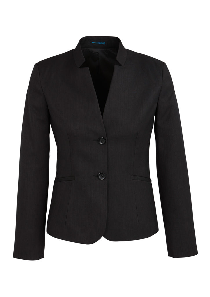 Ladies Short Jacket with Reverse Lapel 60113