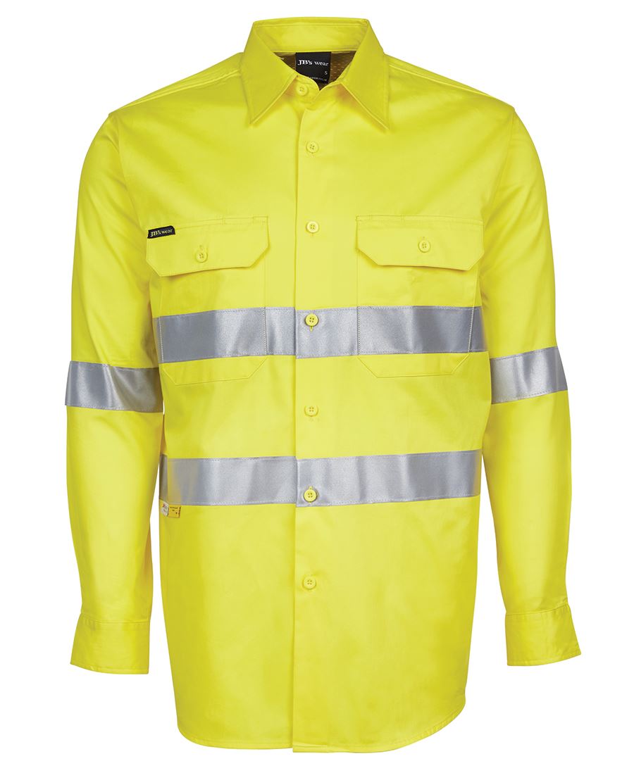 Hi Vis Long Sleeve, (D+N) 150G Work Shirt