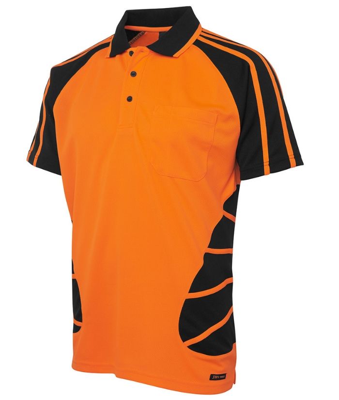 Hi Vis S/S Spider Polo