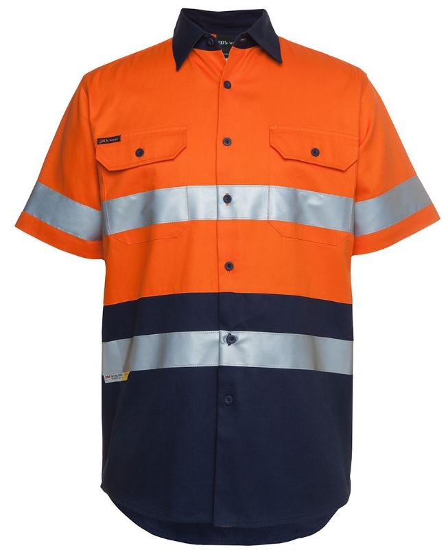 workwear-shirts-6hss Hi Vis S/S (D+N) 190G Shirt