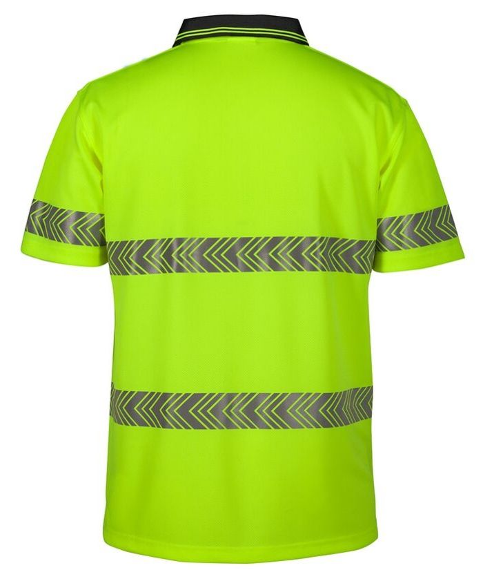 Hi Vis S/S Segmented Tape Polo