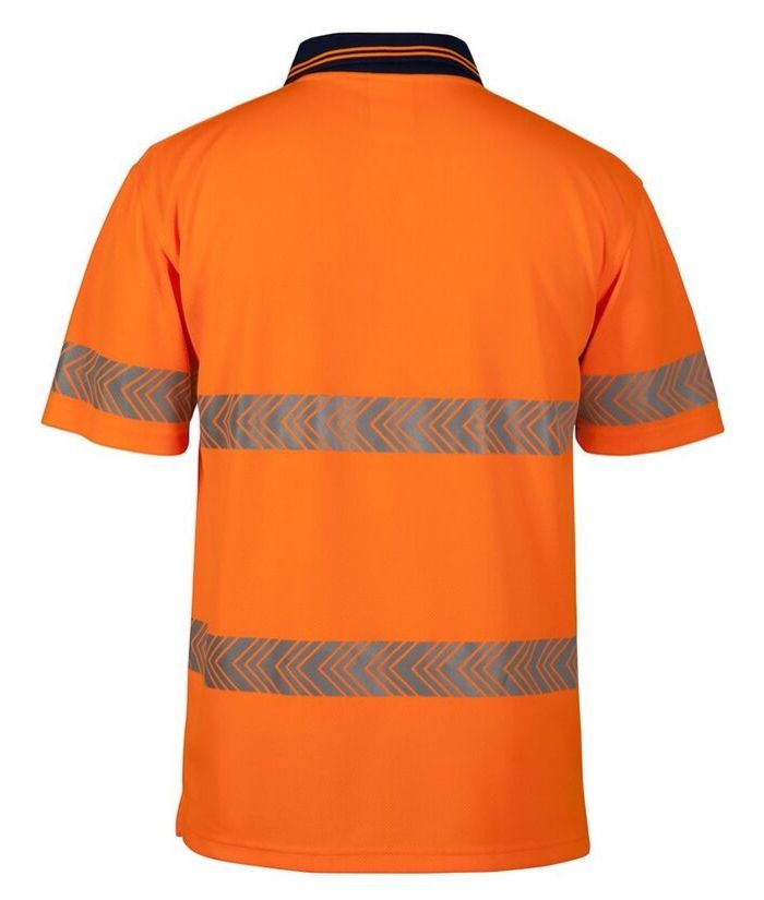 Hi Vis S/S Segmented Tape Polo