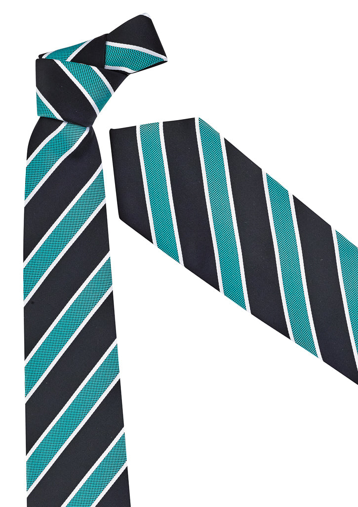 Mens Wide Contrast Stripe Tie